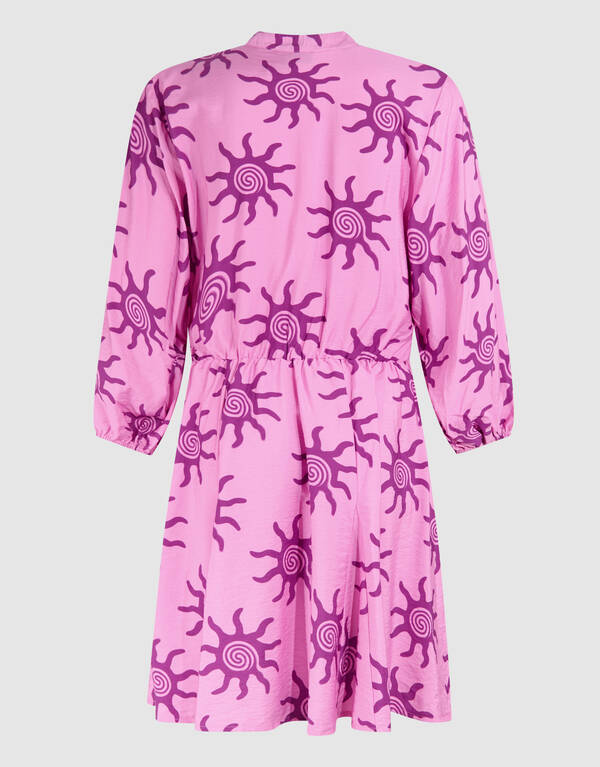 Printed Mini Jurk Lichtroze SHOEBY WOMEN
