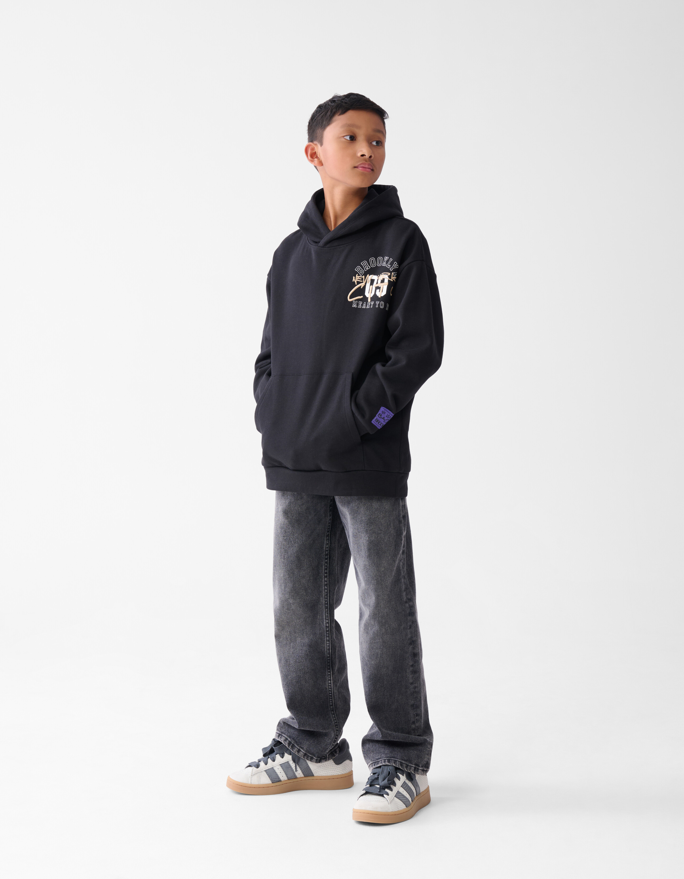 Artwork Hoodie Zwart SHOEBY BOYS