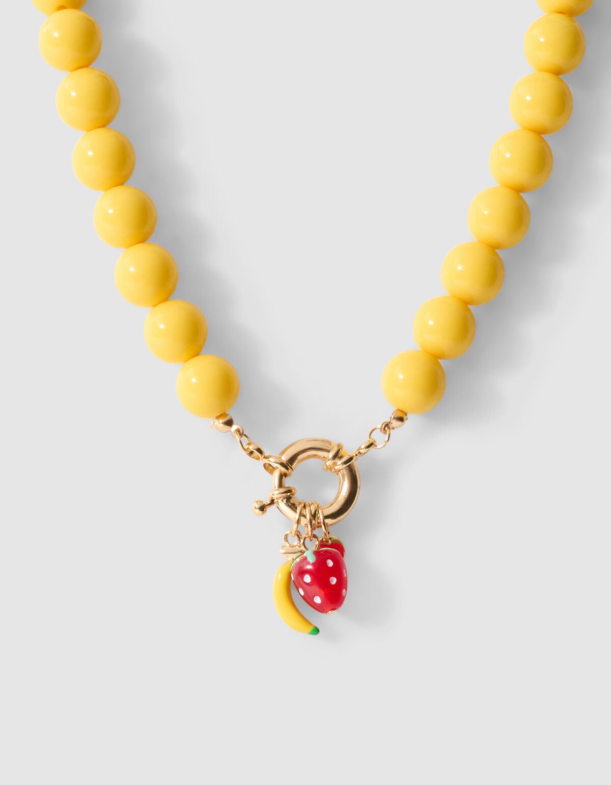 Statement Fruity Ketting Geel SHOEBY ACCESSOIRES