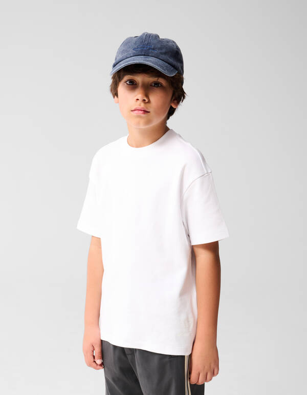 Basic T-shirt Wit SHOEBY BOYS