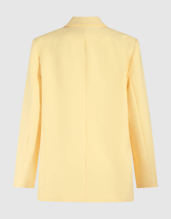 Oversized Strik Blazer Lichtgeel By Lizzy SHOEBY WOMEN