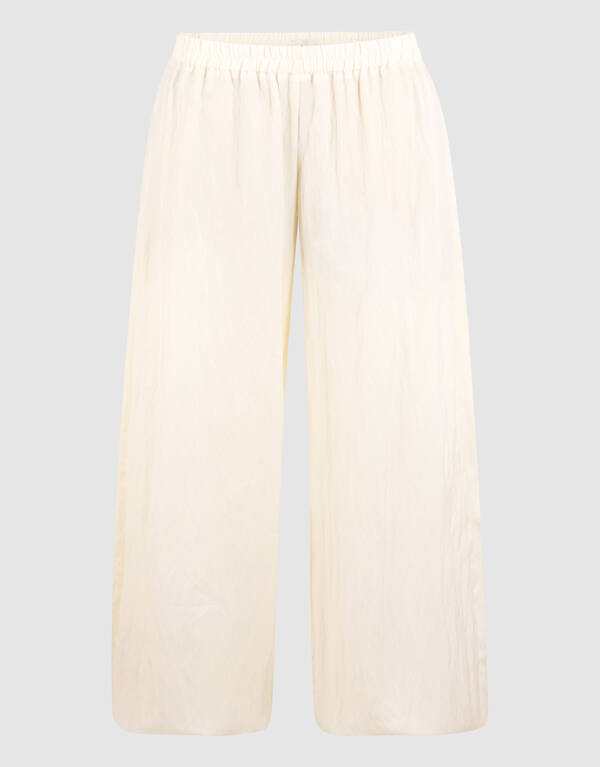 Balloon Fit Broek Gebroken Wit SHOEBY WOMEN