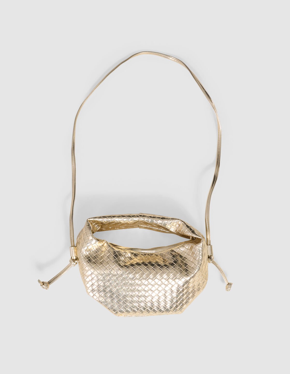 Small Braided Tas Goud SHOEBY ACCESSOIRES