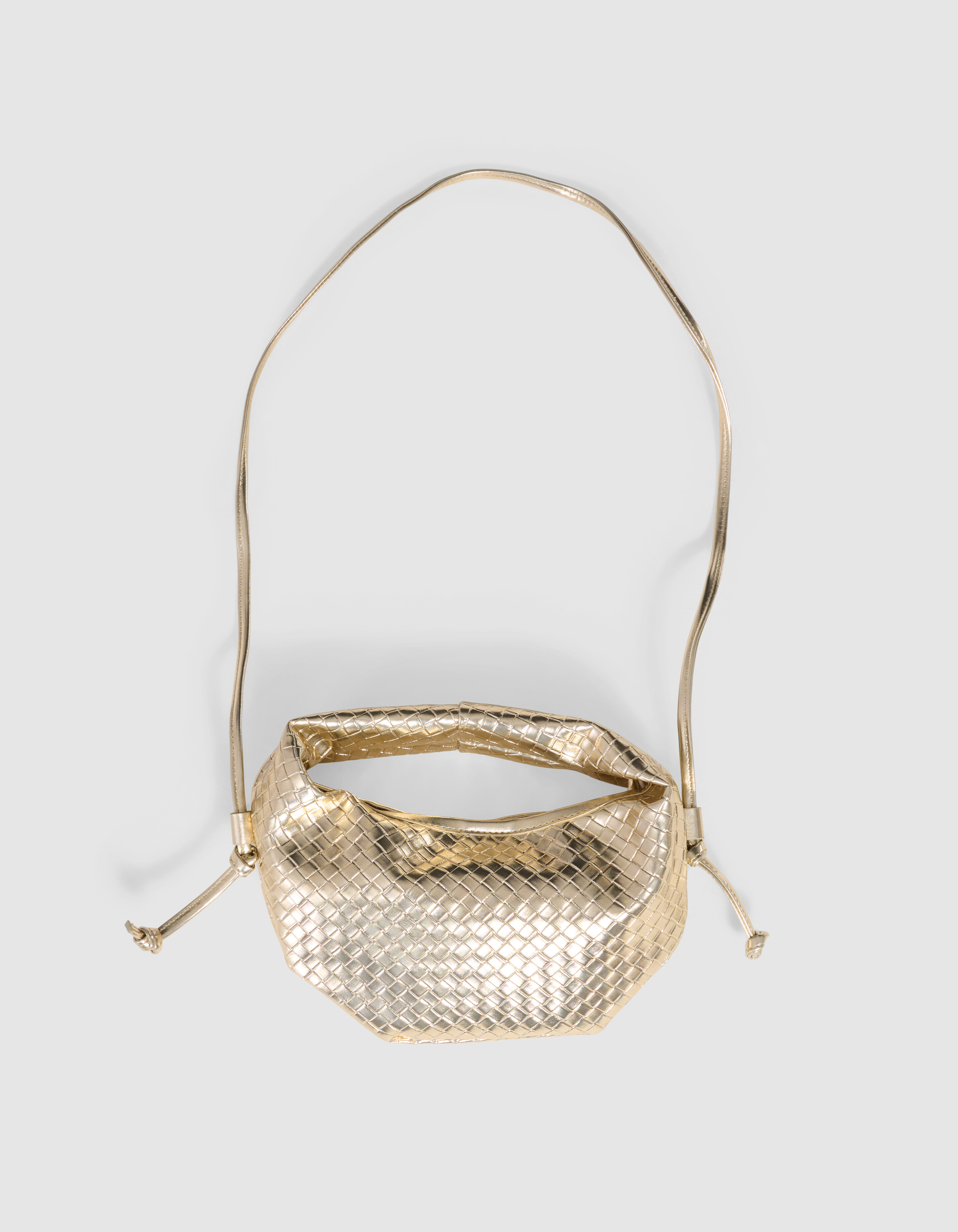 Small Braided Tas Goud SHOEBY ACCESSOIRES