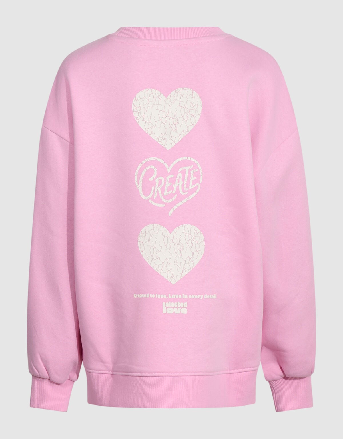 Baseball Artwork Sweater Roze SHOEBY GIRLS