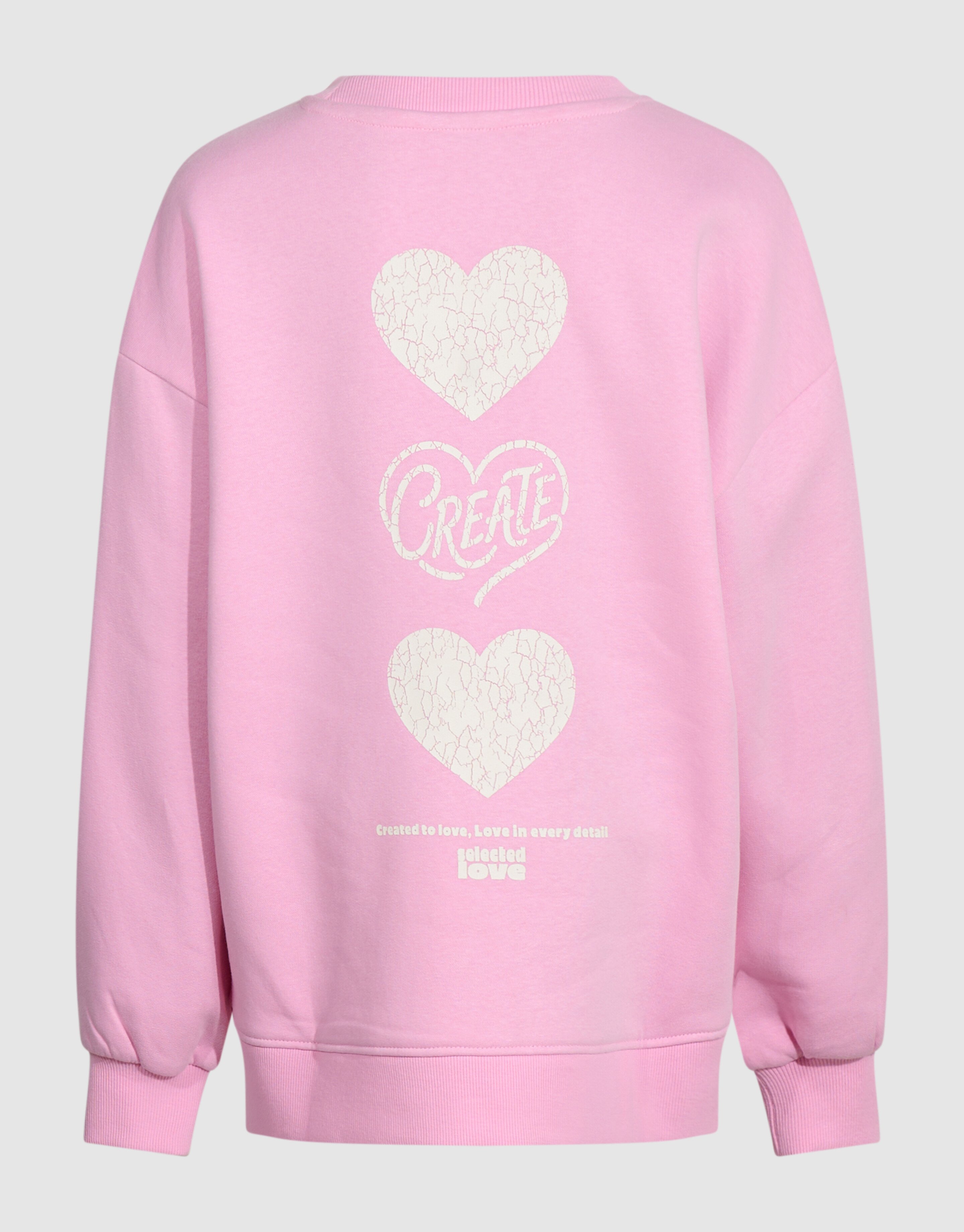 Baseball Artwork Sweater Roze SHOEBY GIRLS