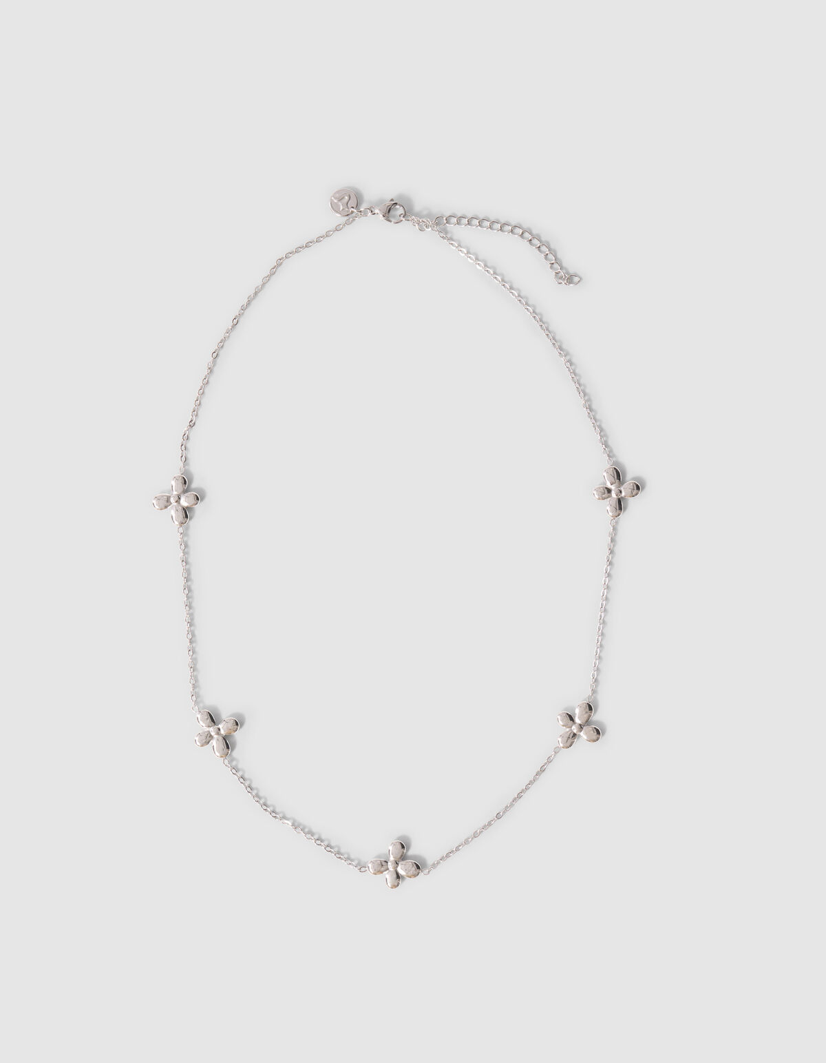 Small Flower Ketting Zilver SHOEBY ACCESSOIRES