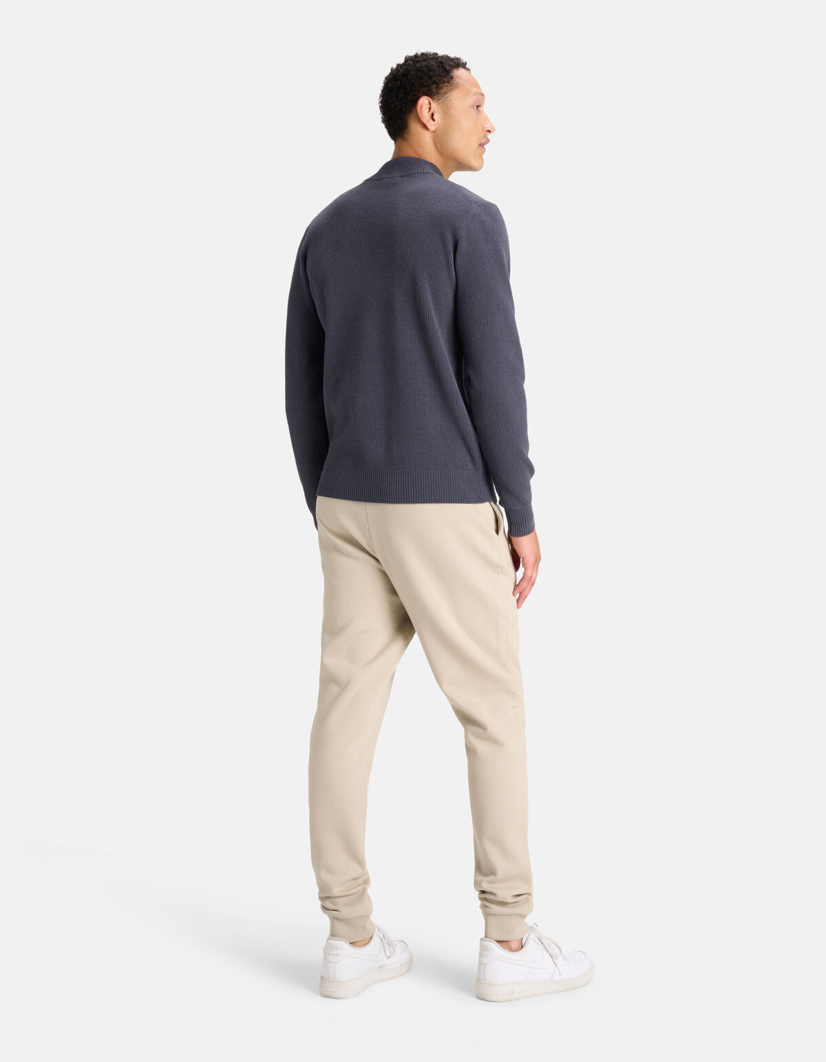 Chenille Trui Grijs SHOEBY MEN