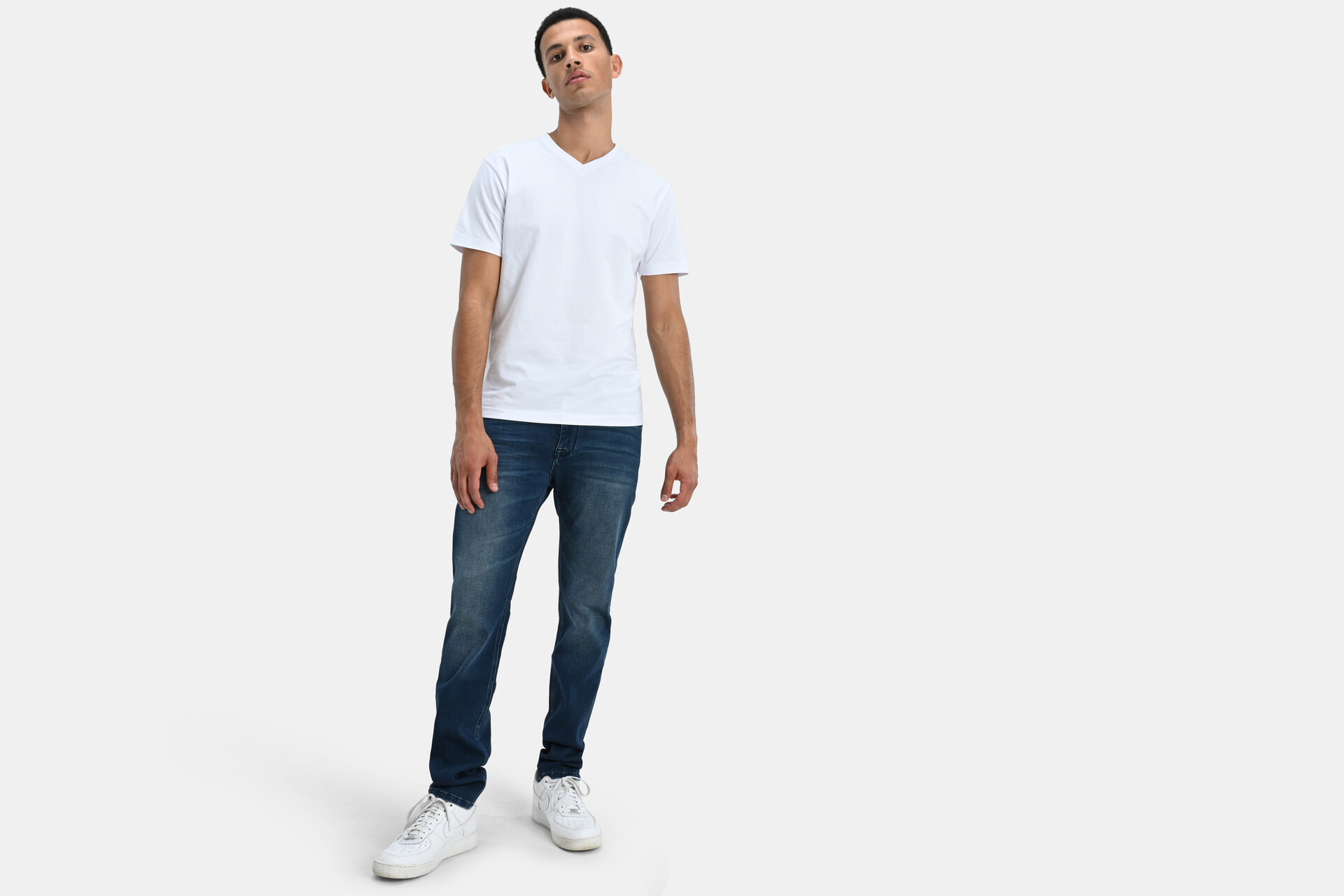 Slim Jog Jeans Donkerblauw L32 SHOEBY MEN