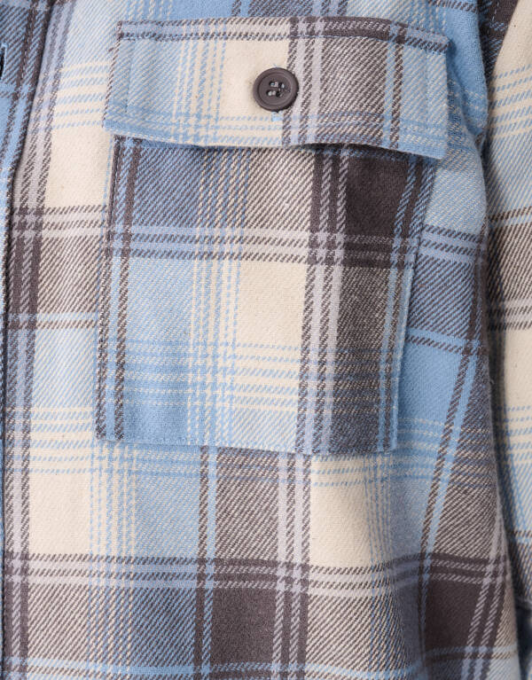 Ruiten Overhemd Lichtblauw SHOEBY MEN