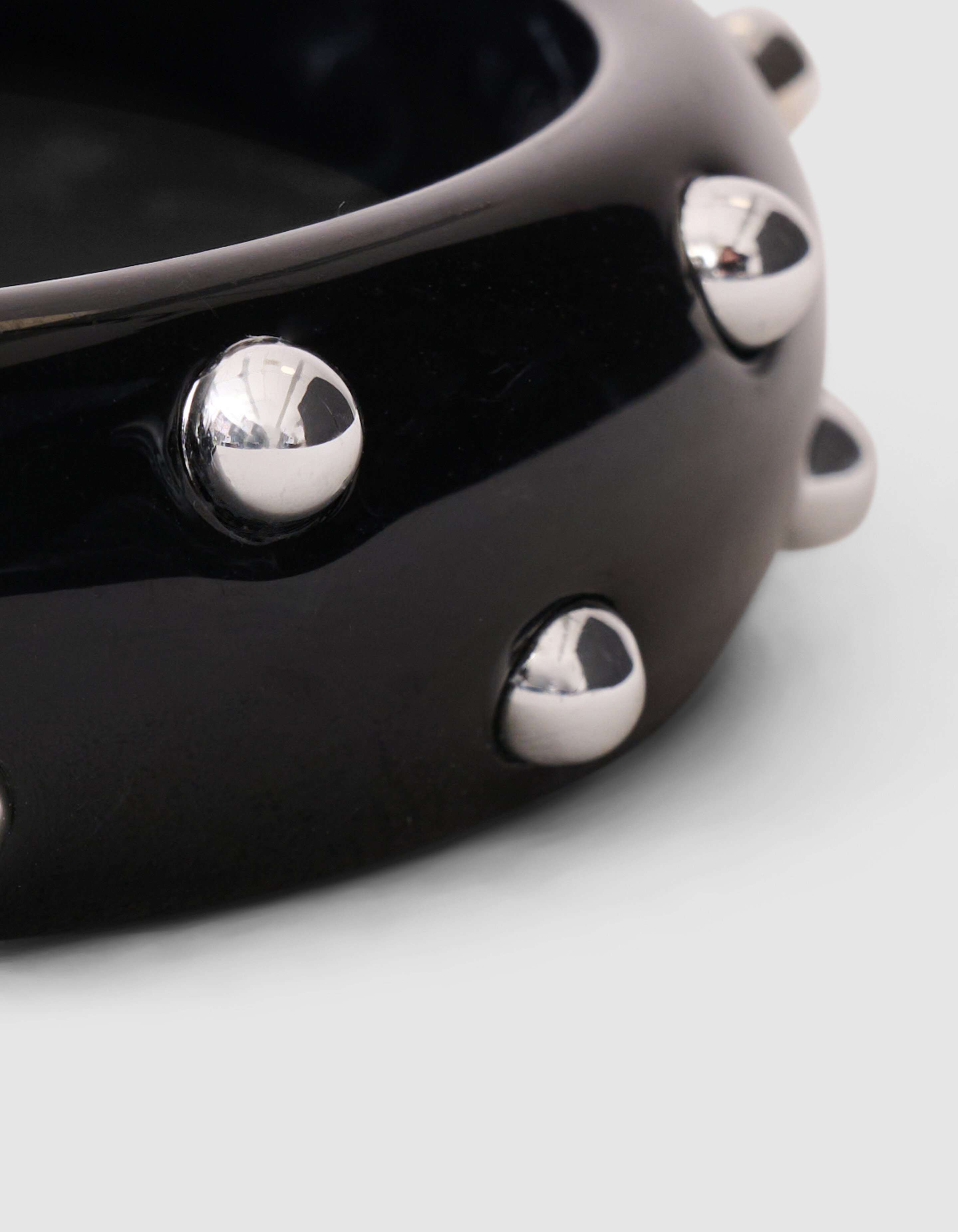 Big Studs Bangle Armband Zwart SHOEBY ACCESSOIRES