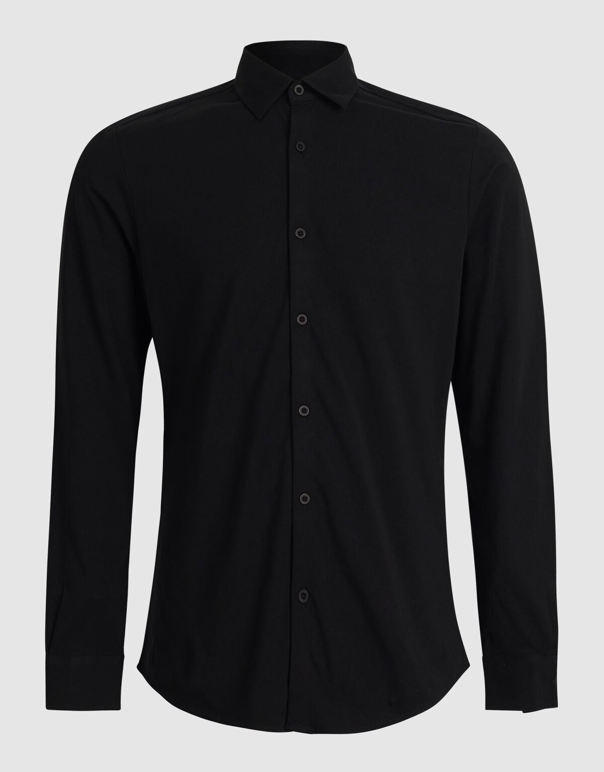 Jersey Overhemd Zwart SHOEBY MEN