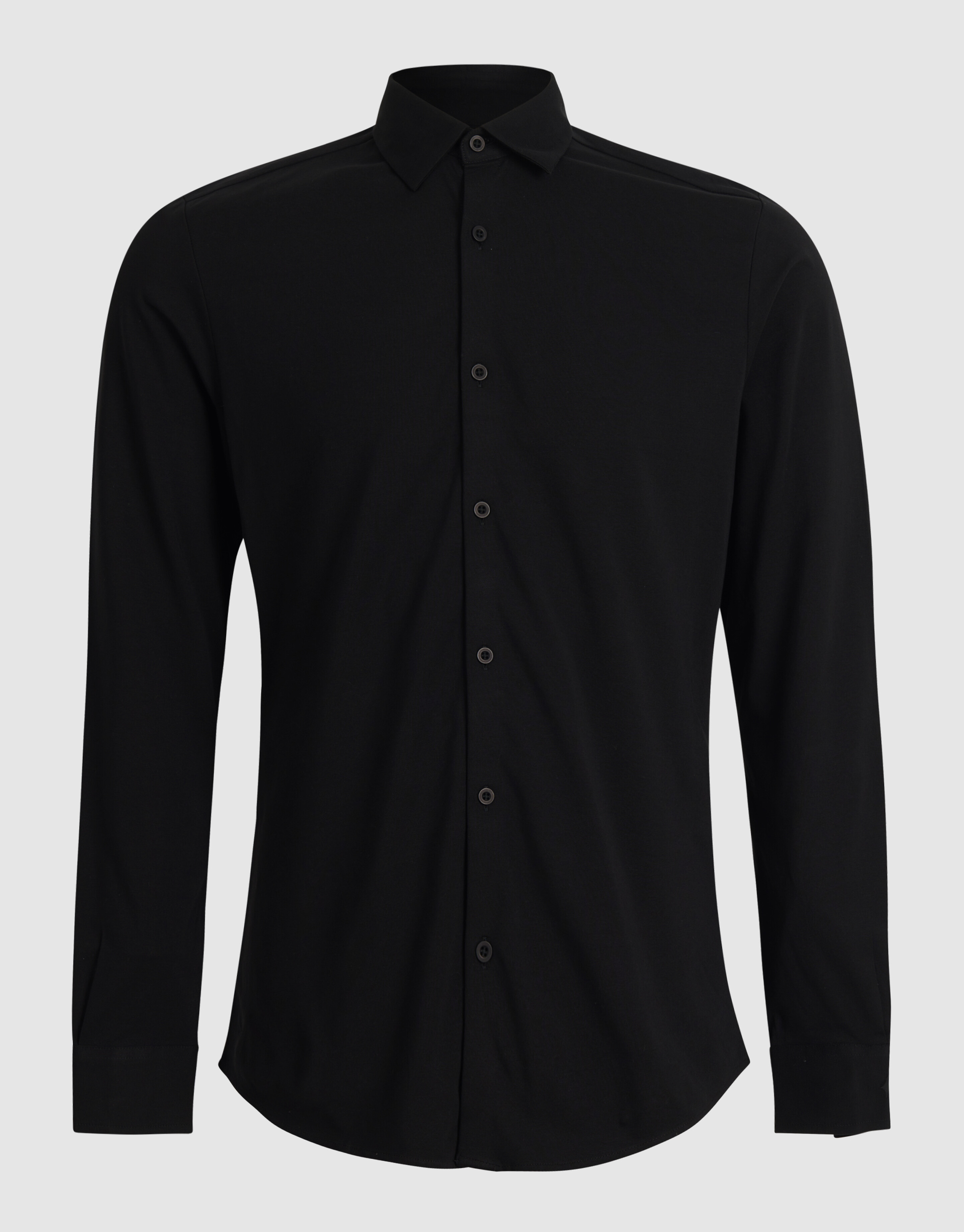 Jersey Overhemd Zwart SHOEBY MEN