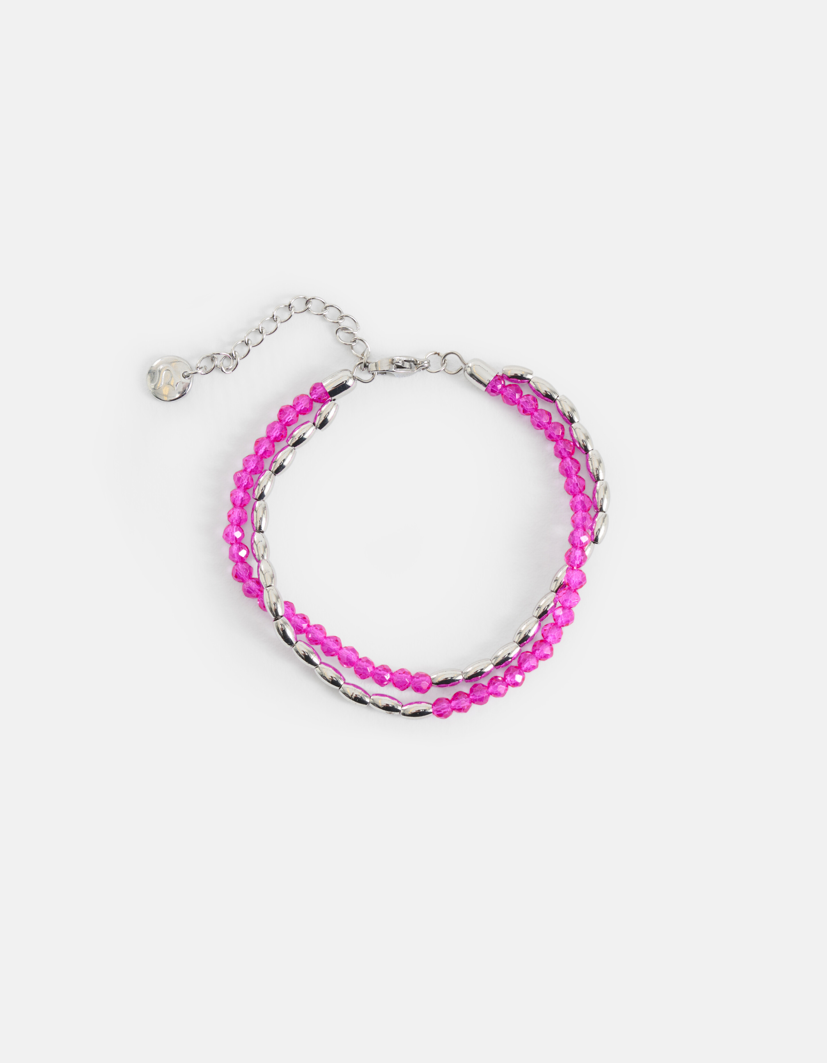 Beaded Armband Roze SHOEBY ACCESSOIRES
