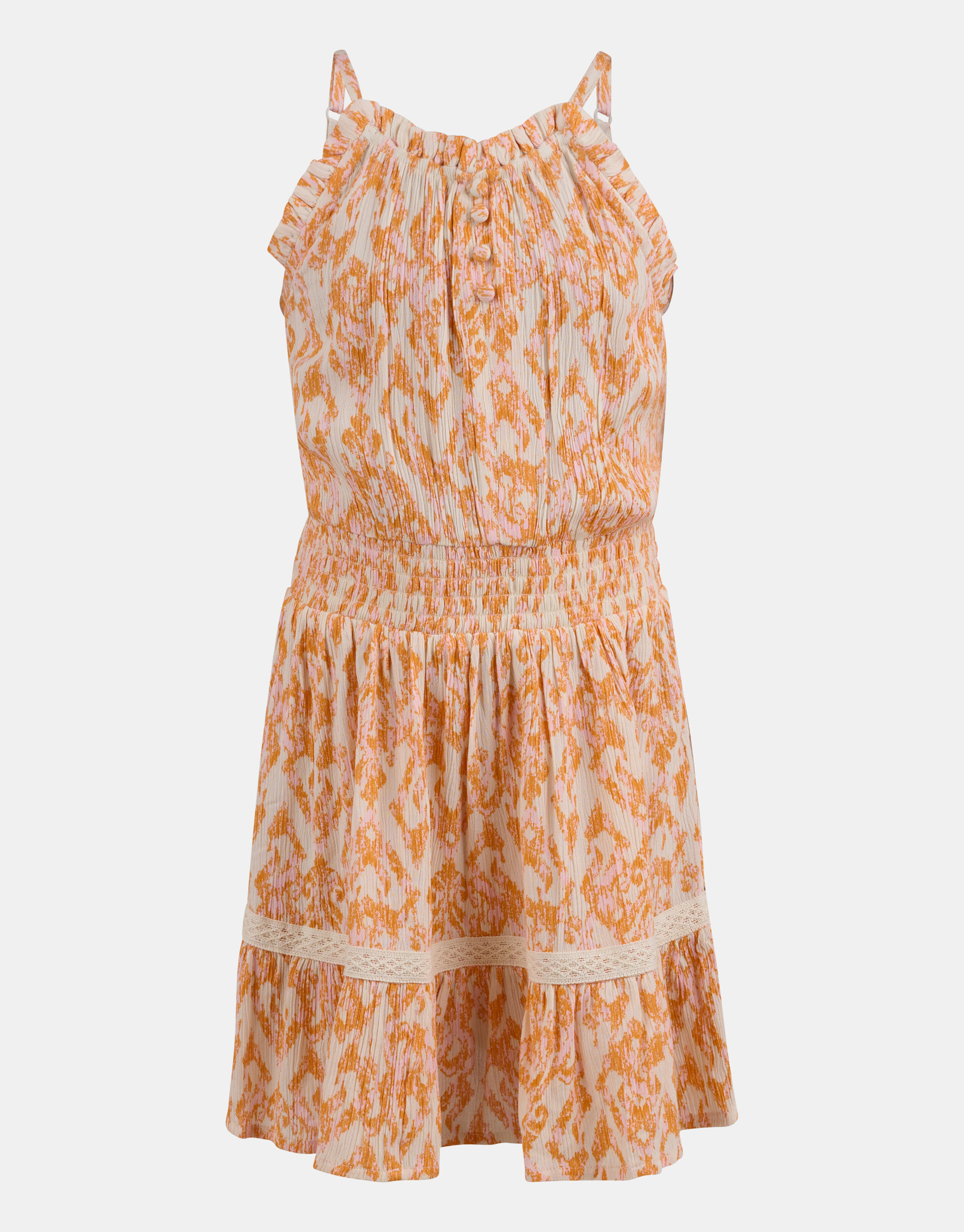 Duo Print Jurk Roze/Oranje JILL&MITCH