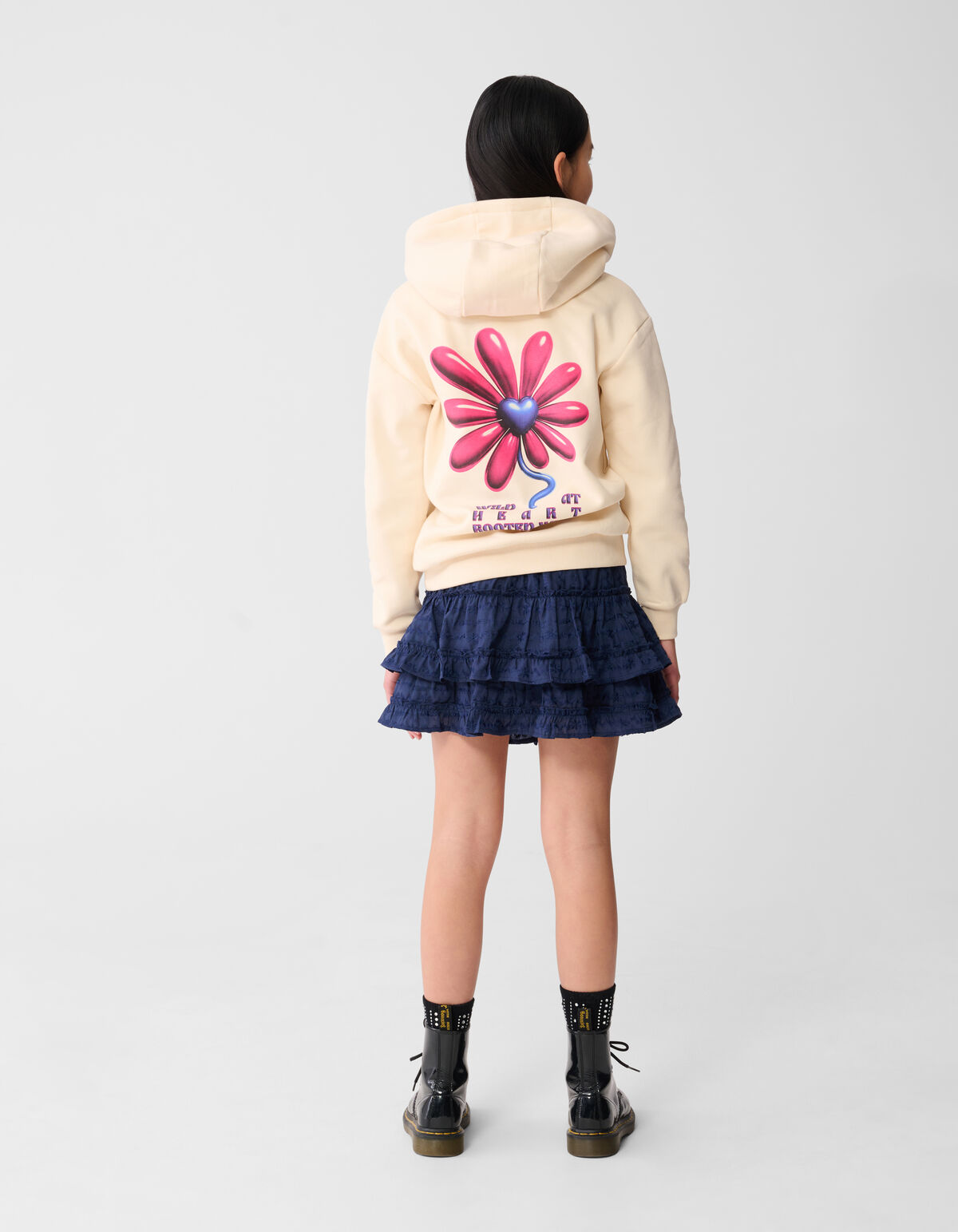 Embroidery Mini Rok Donkerblauw SHOEBY GIRLS