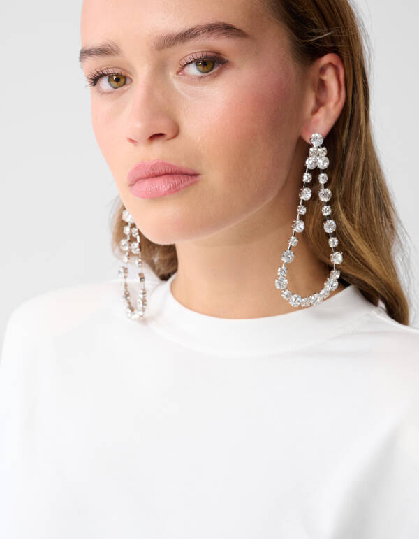 Oversized Longsleeve T-shirt Wit By Monica SHOEBY WOMEN