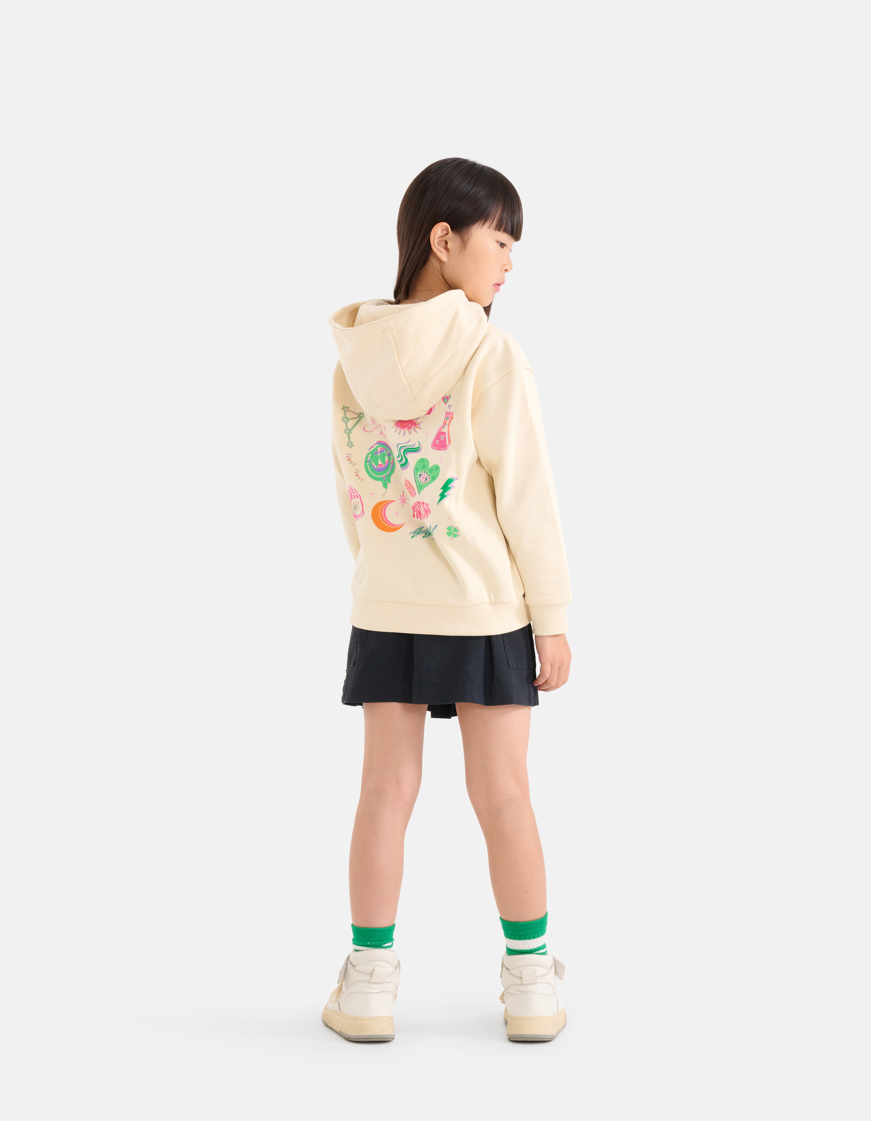 Embroidery Rok Donkergrijs SHOEBY GIRLS
