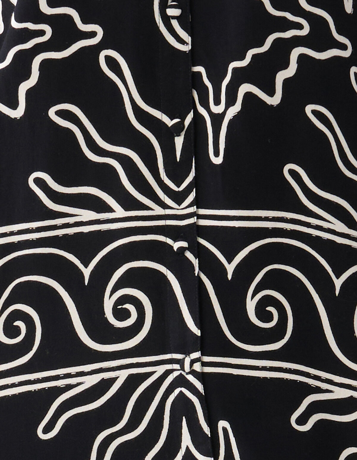 Printed Midi Jurk Zwart SHOEBY WOMEN