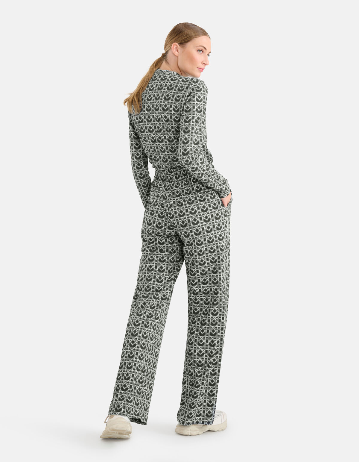 Travel Wide Leg Broek Donkergrijs SHOEBY WOMEN