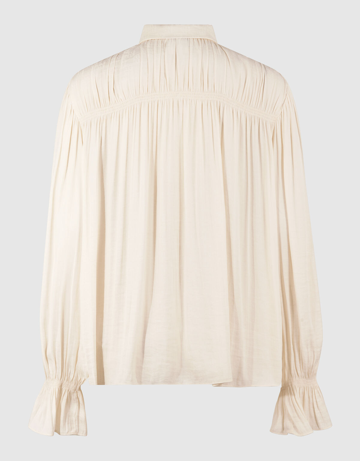 Gathering Blouse Gebroken Wit By Mieke SHOEBY WOMEN