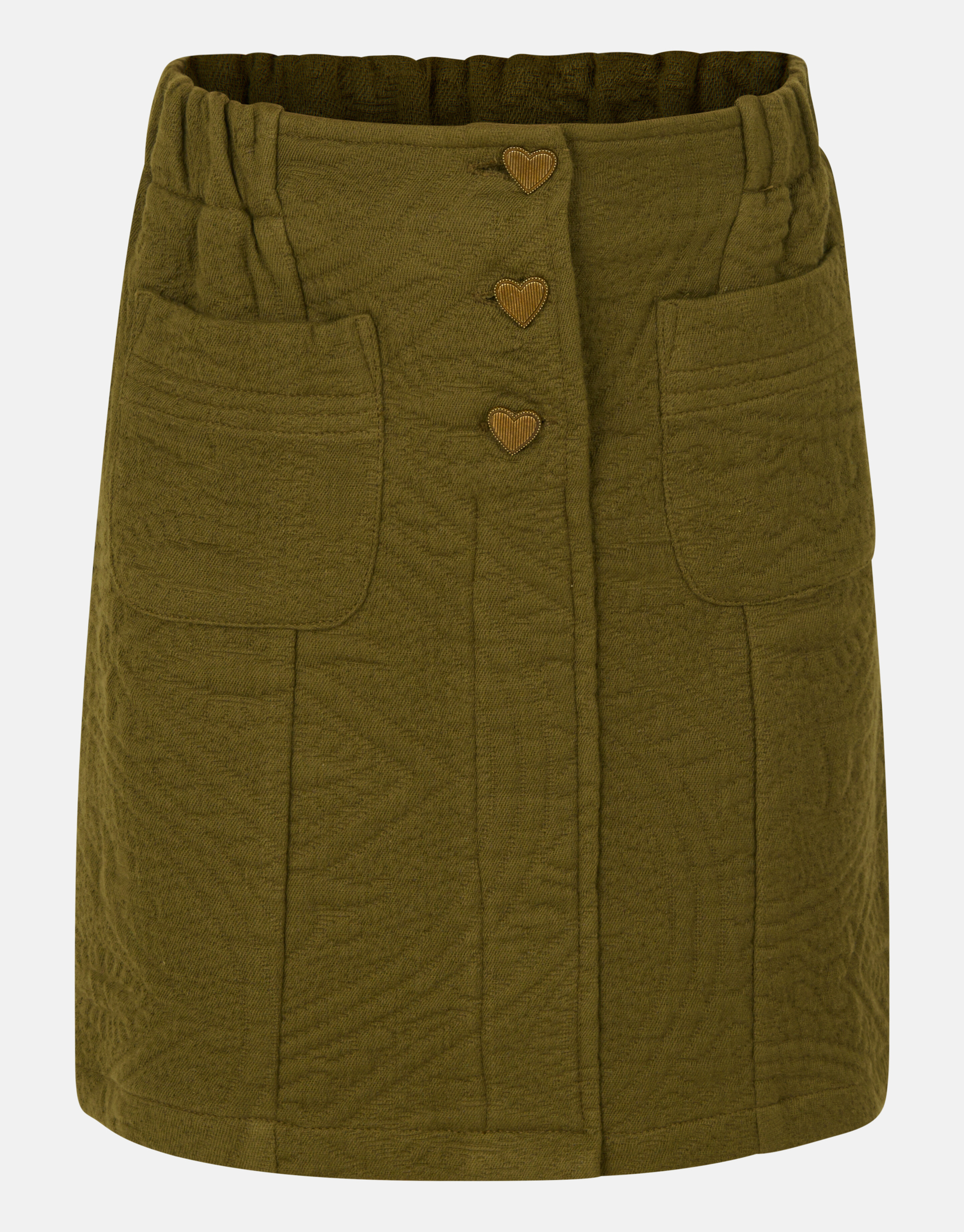 Jacquard Rok Donkergroen SHOEBY GIRLS