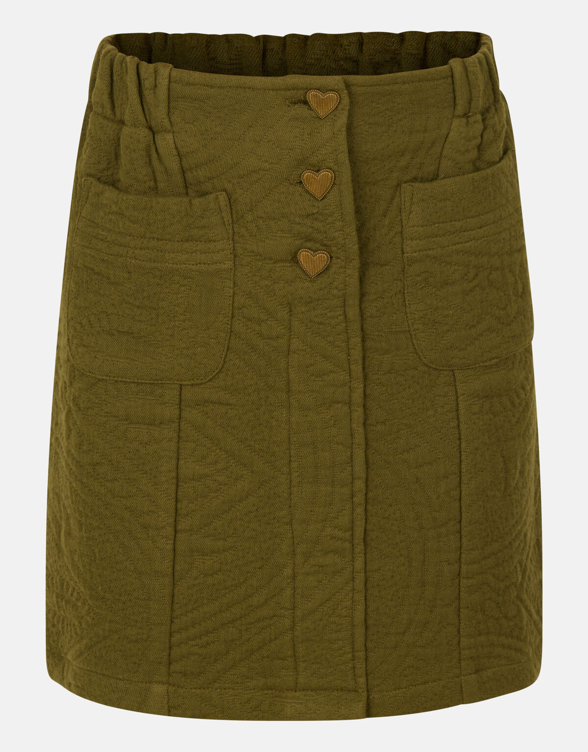 Jacquard Rok Donkergroen SHOEBY GIRLS