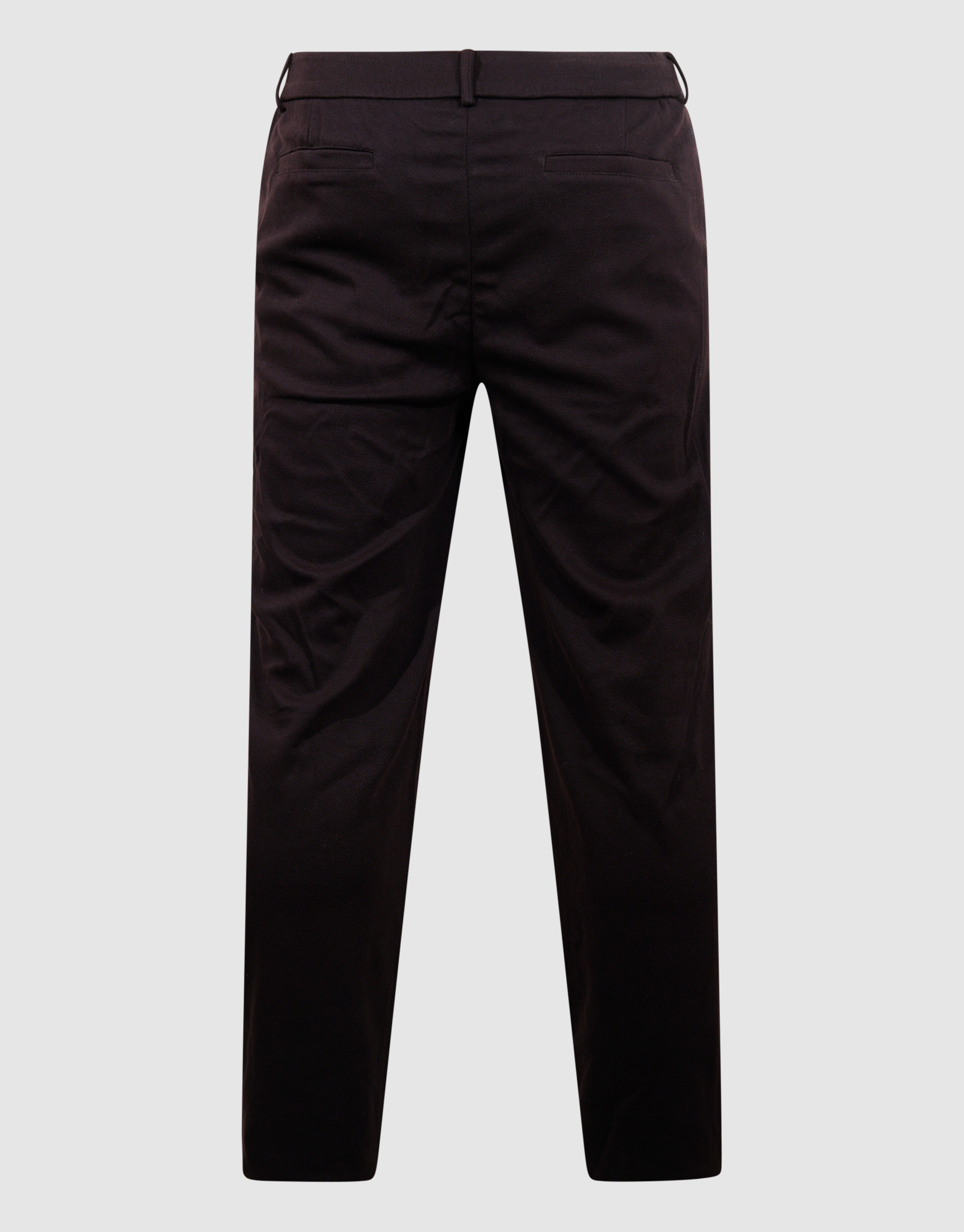 Structuur Regular Fit Broek Donkerbruin SHOEBY MEN