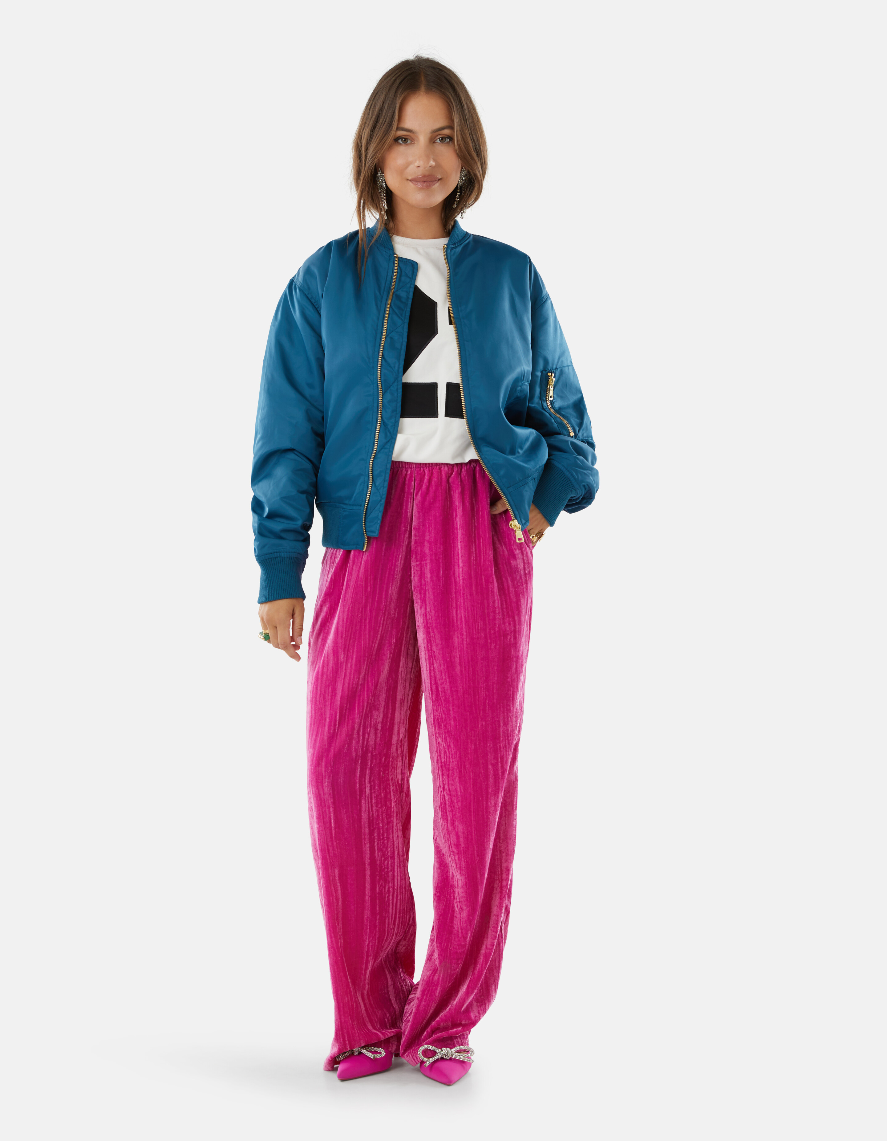 Artwork Bomber Blauw By Lizzy SHOEBY WOMEN
