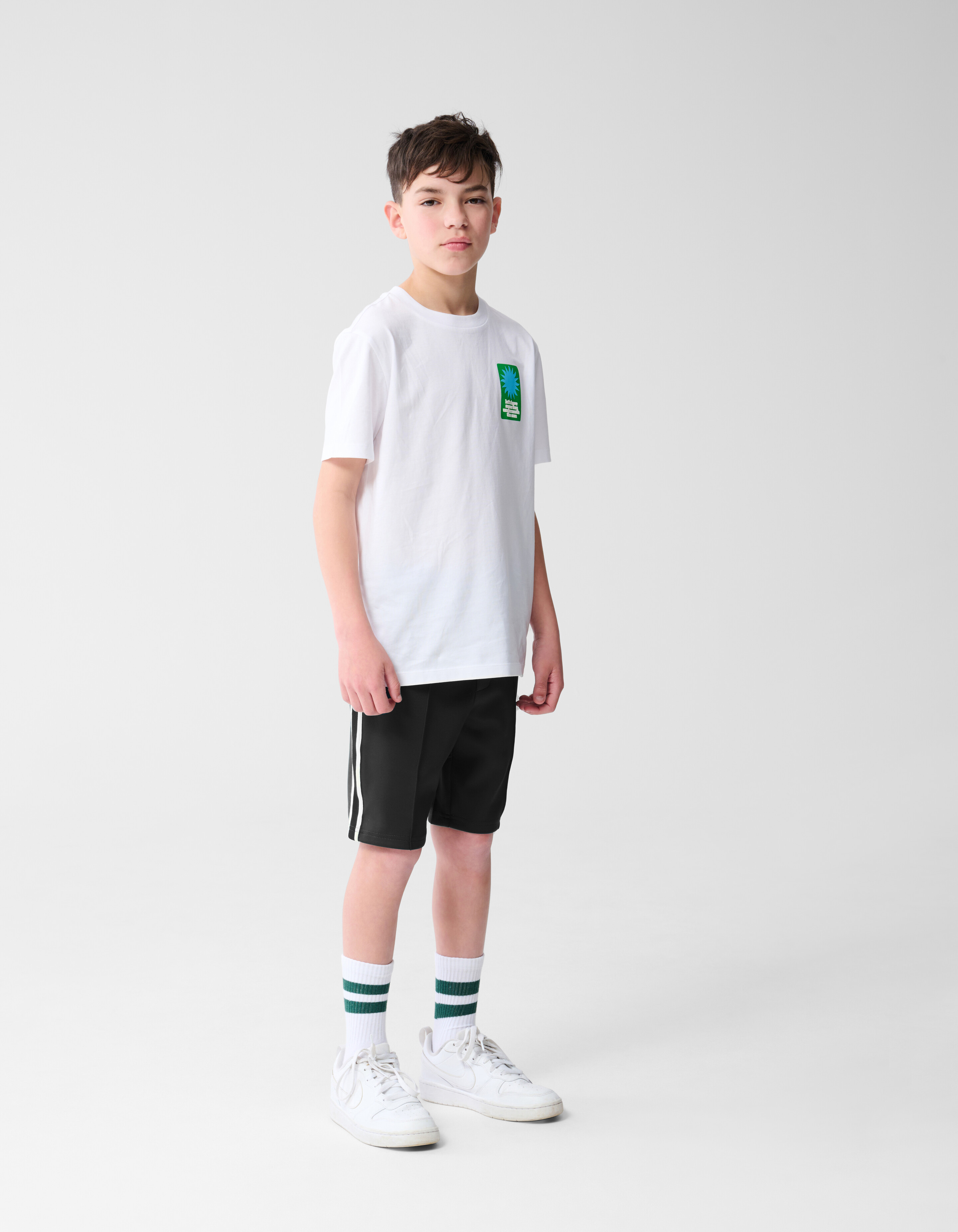 Sporty Stripe Short Zwart SHOEBY BOYS