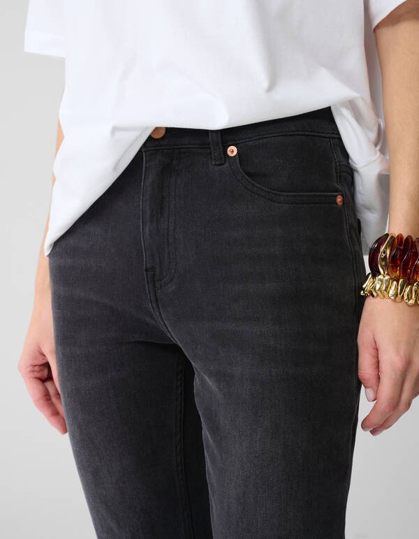 Slim Fit Jeans Donkergrijs By Lonneke SHOEBY WOMEN