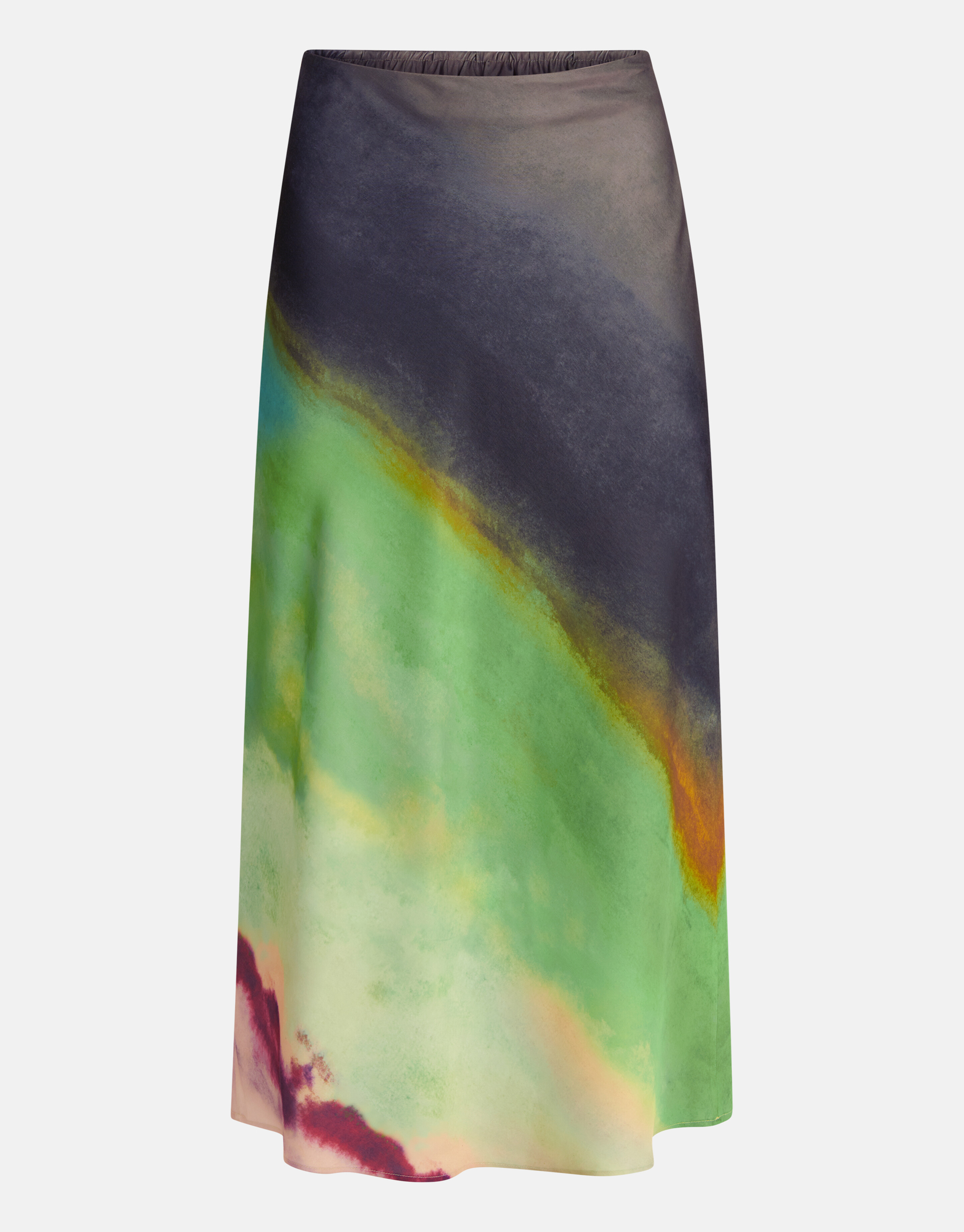 Printed Maxi Rok Groen By Mieke SHOEBY WOMEN