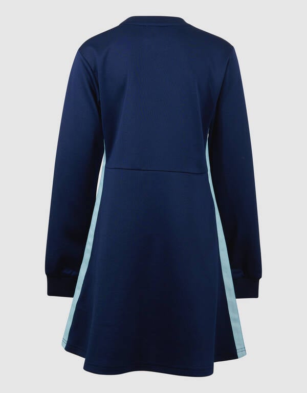 Double Striped Jurk Donkerblauw SHOEBY GIRLS