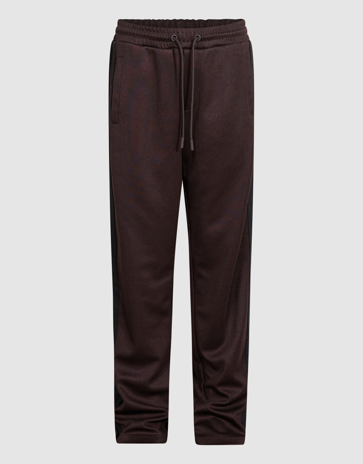 Track Wide Leg Fit Broek Donkerbruin SHOEBY BOYS