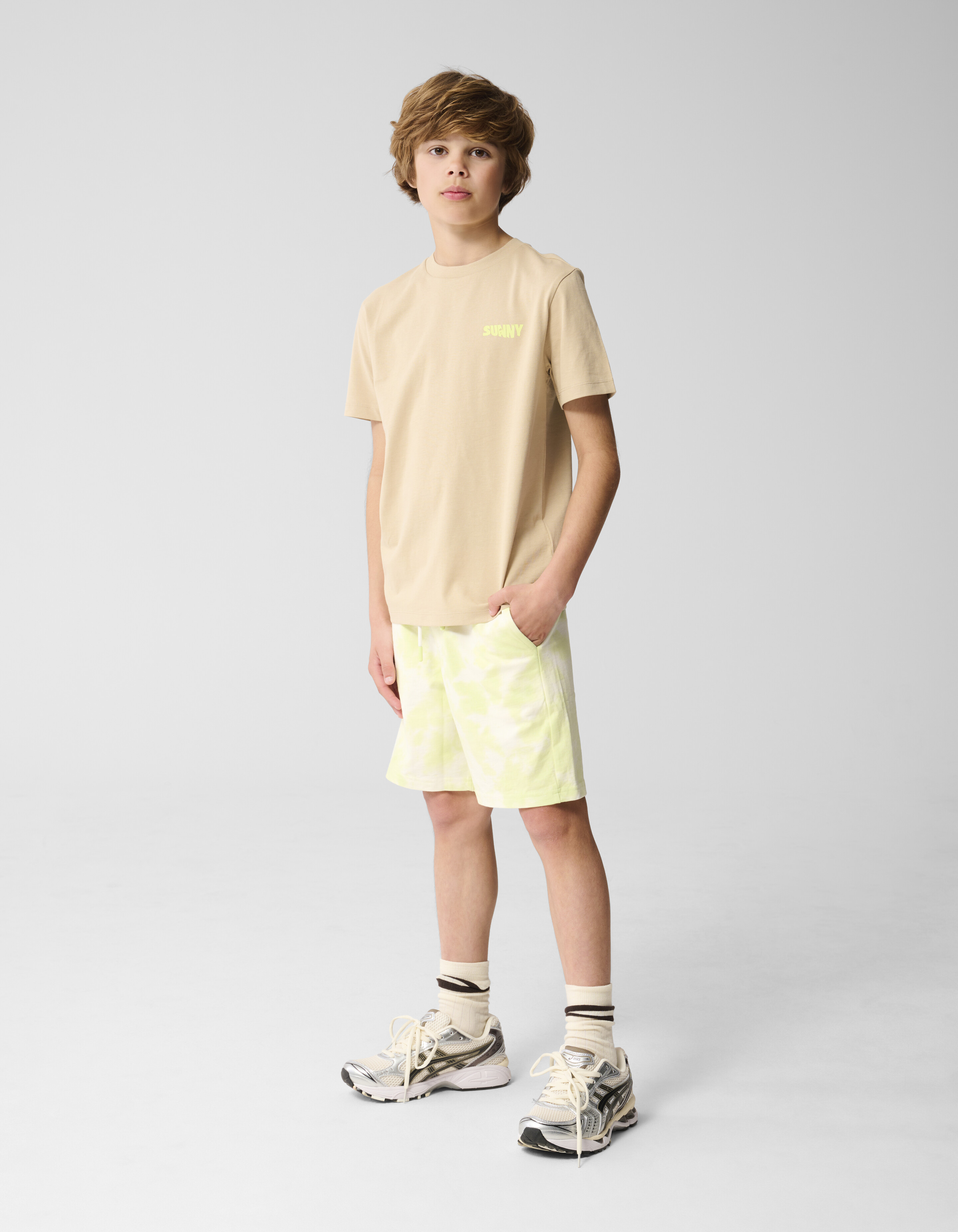Sunny Side Artwork T-shirt Beige SHOEBY BOYS