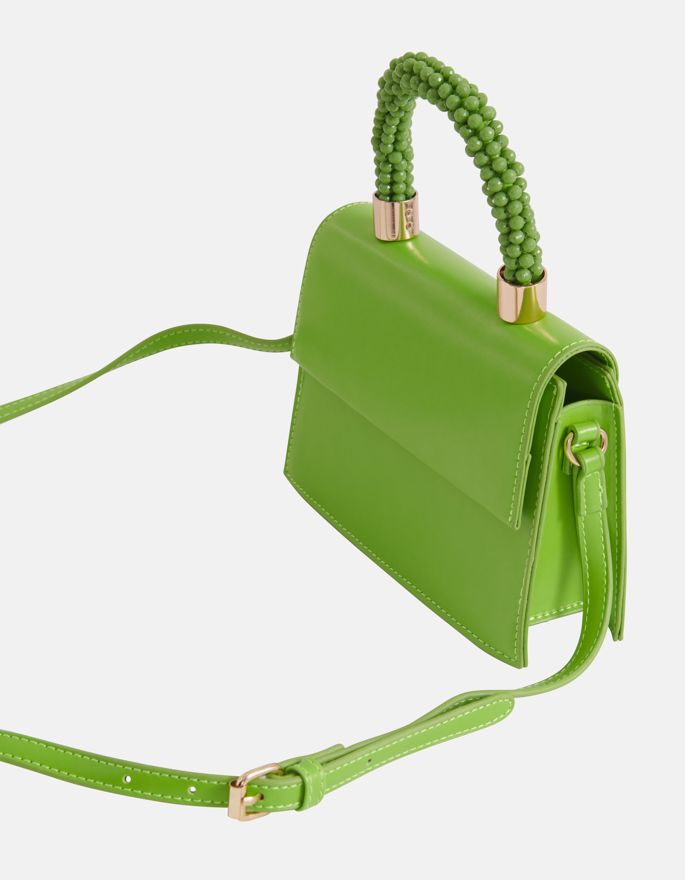 Kralen Mini Tas Groen SHOEBY ACCESSOIRES