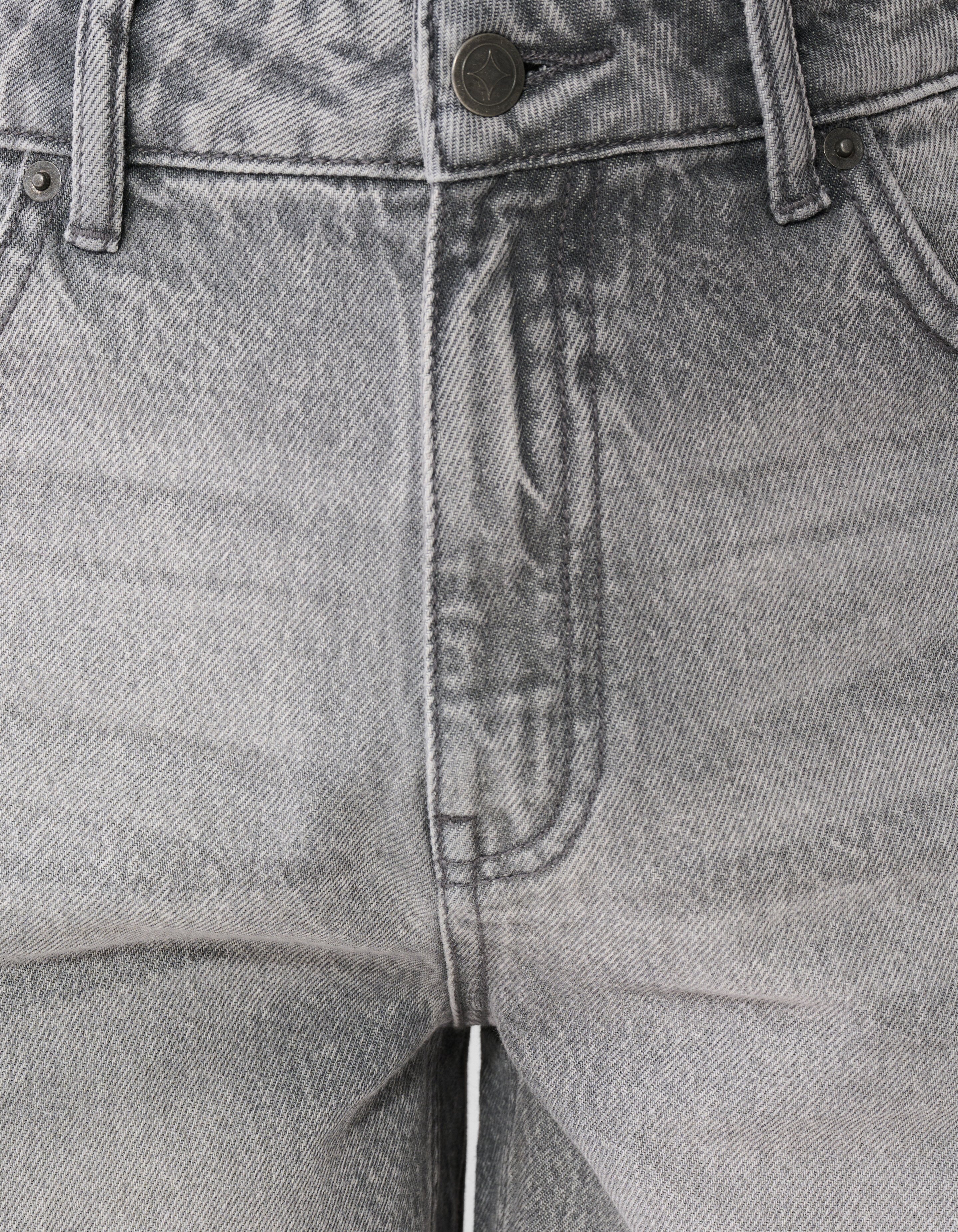 Relaxed Fit Denim Short Grijs SHOEBY MEN