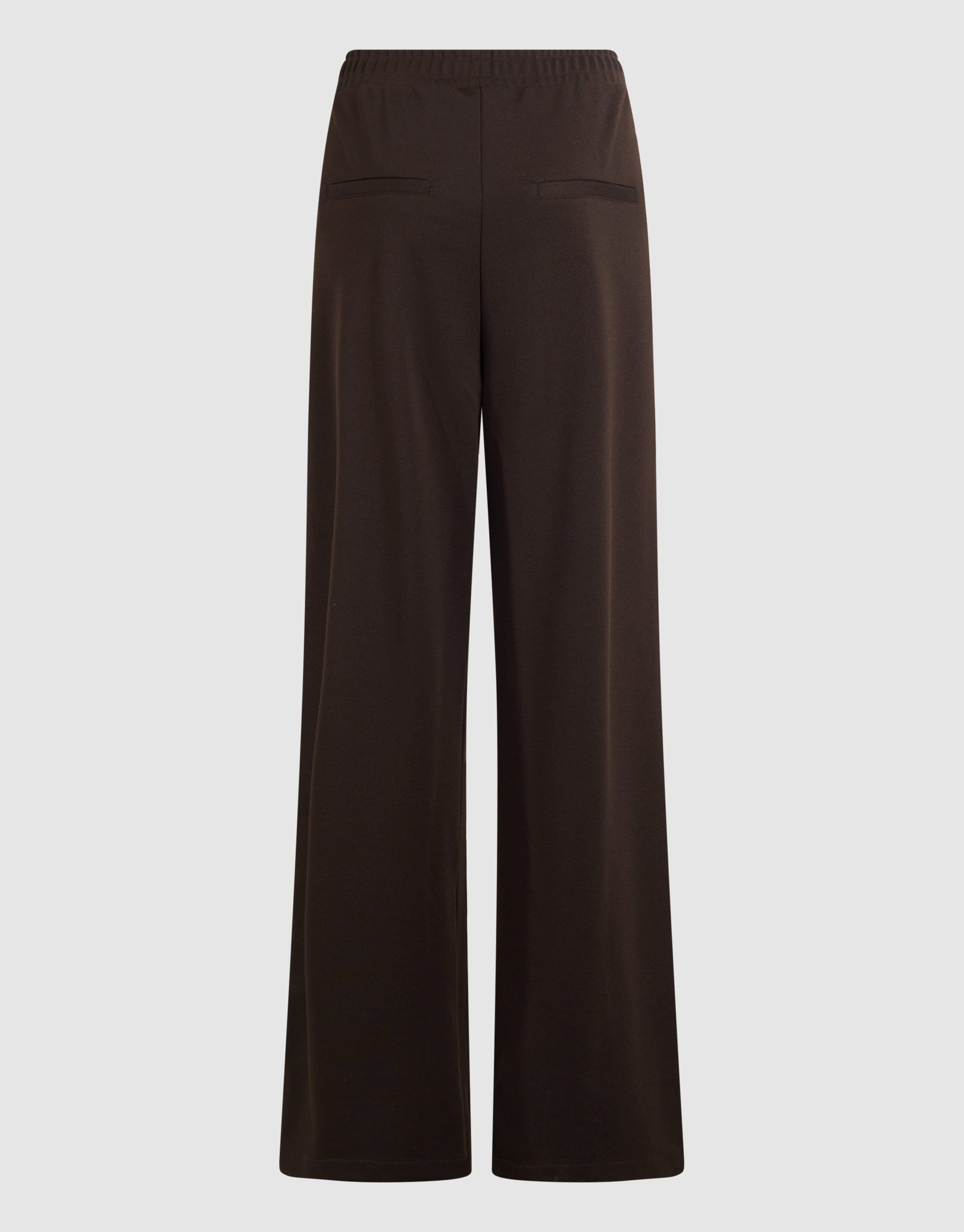 Sporty Wide Leg Broek Bruin SHOEBY WOMEN