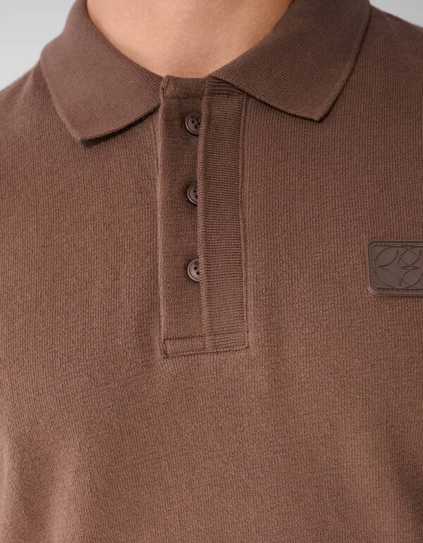 Spark Polo Donkerbruin SHOEBY MEN