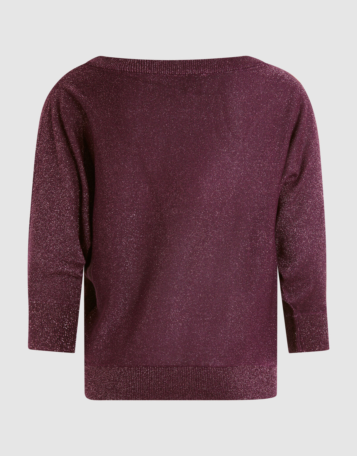 Glitter Vleermuis Trui Donkerrood SHOEBY WOMEN