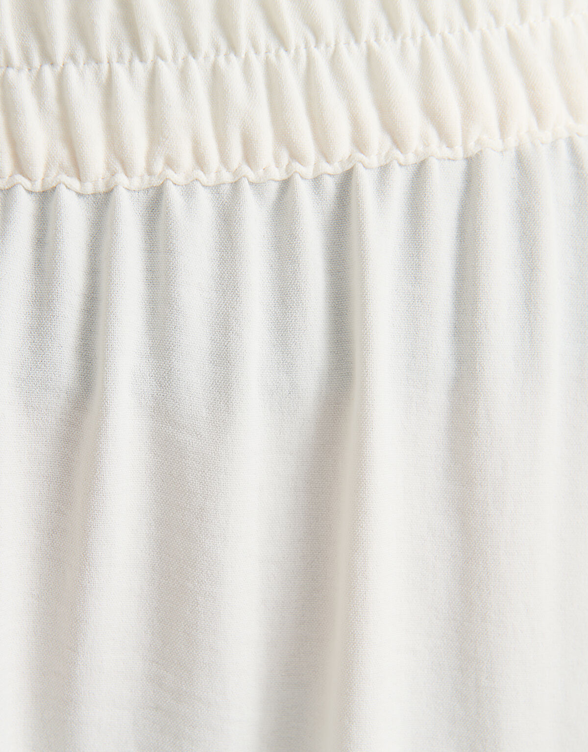 Loose Fit Broek Gebroken Wit SHOEBY WOMEN