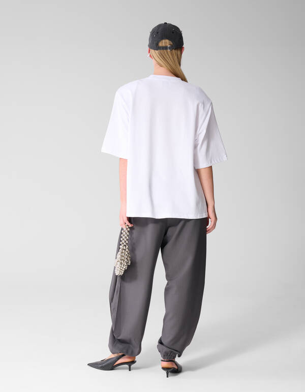 Split T-shirt Wit SHOEBY WOMEN