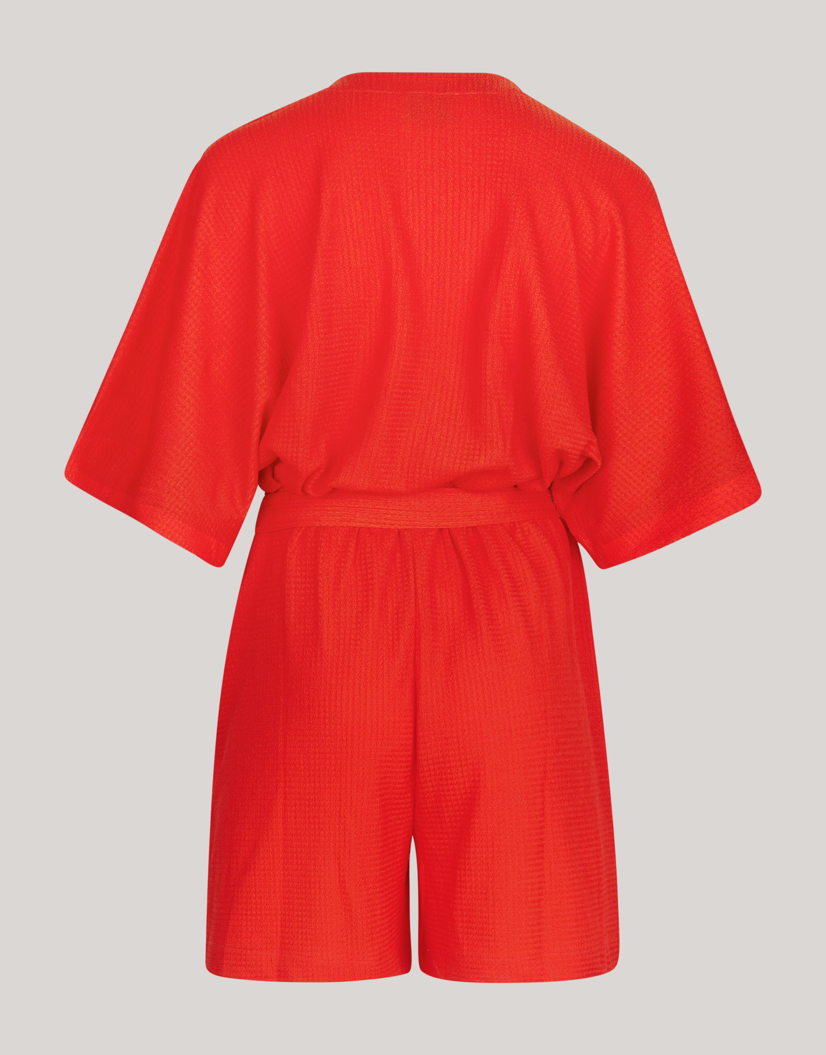 Crinkle Jumpsuit Rood SHOEBY WOMEN