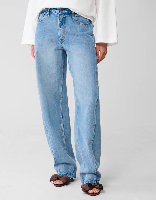 Barrel Fit Jeans Mediumstone By Monica SHOEBY WOMEN