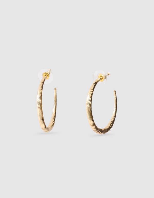 Hammerd Hoop Oorbellen Goud SHOEBY ACCESSOIRES