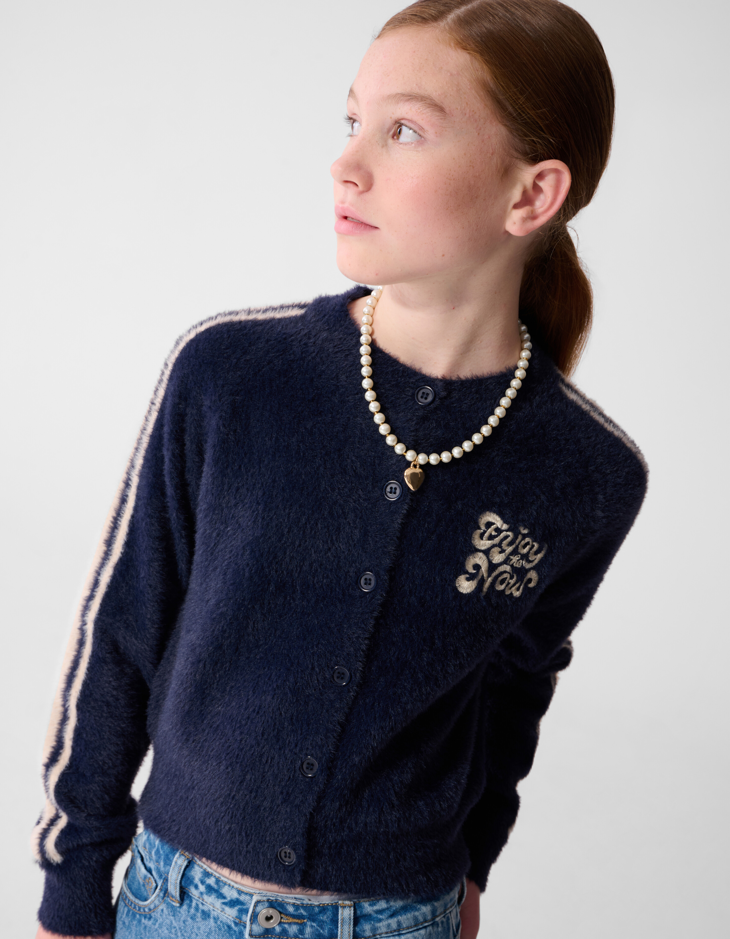 Hairy Sporty Vest Donkerblauw SHOEBY GIRLS