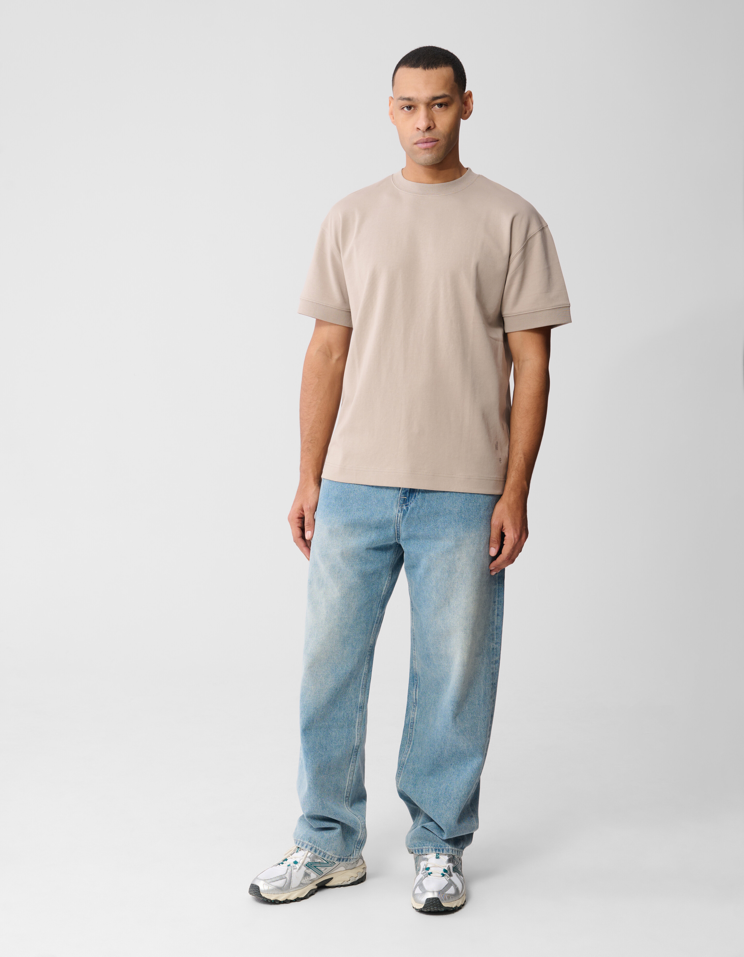 Baggy Fit Jeans Mediumstone L34 SHOEBY MEN