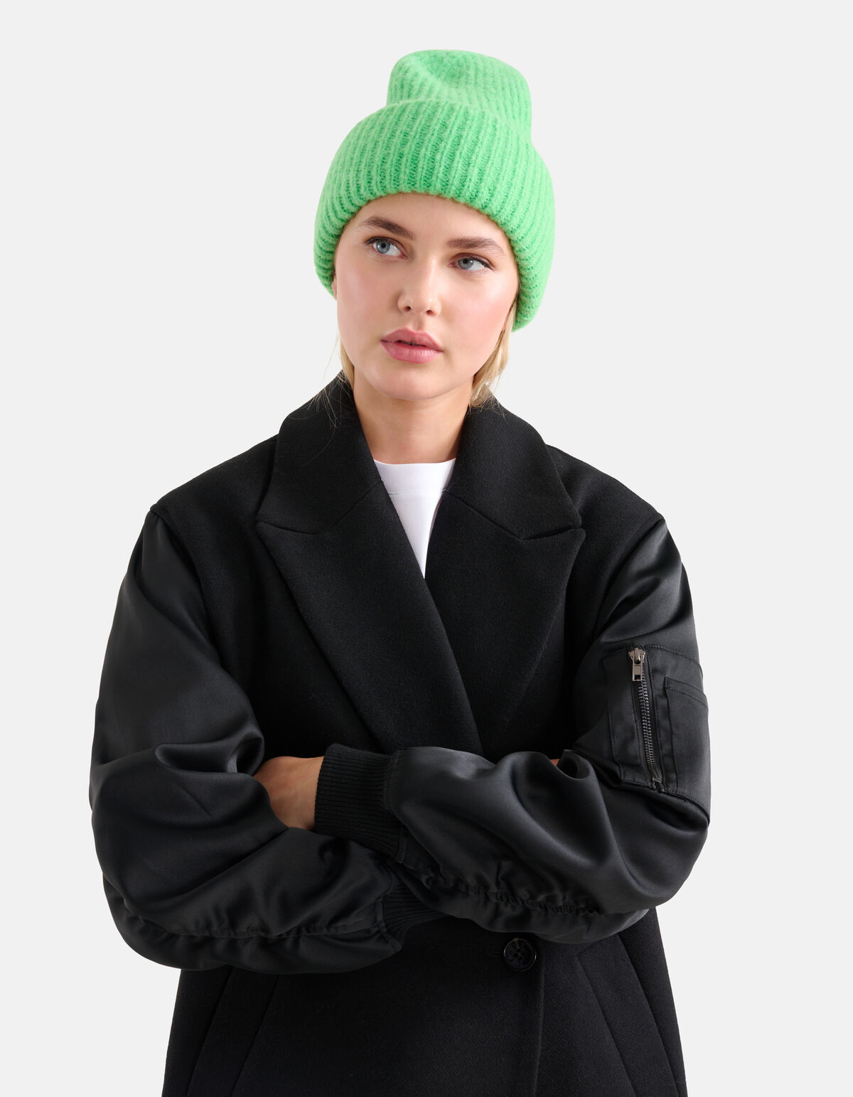 Chunky Beanie Groen SHOEBY ACCESSOIRES