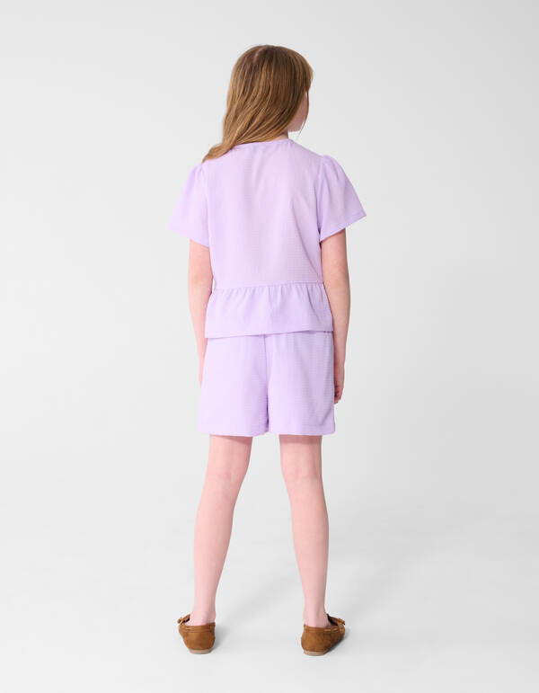 Stripe Short Lichtpaars SHOEBY GIRLS