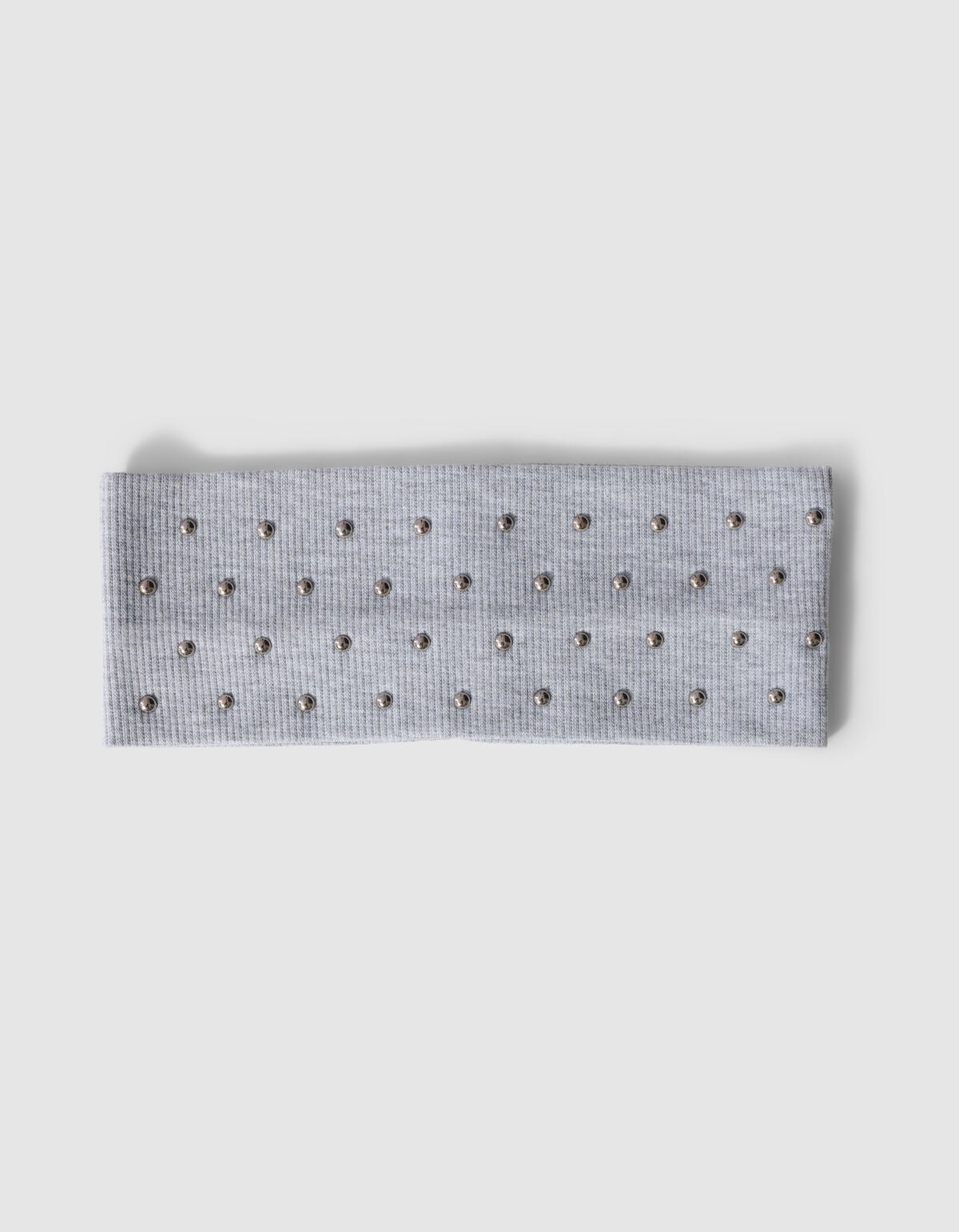 Stud Haarband Lichtgrijs SHOEBY ACCESSOIRES
